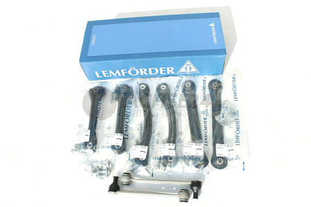 NEUTEILE für MERCEDES BENZ E-Klasse W210 S210 Hinterachse Achsträger + Buchsen + Querlenker Lemförder + Federlenker