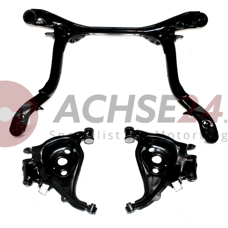 Audi A6 C6 4F Hinterachse Achsträger hinten generalüberholt + Federlenker NEU