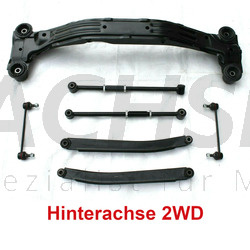 NEUTEIL für KIA SPORTAGE HYUNDAI TUCSON 2WD Bj. 2004-2010 Hinterachse Achsträger Hinten Achskörper + Querlenker + Kopelstange