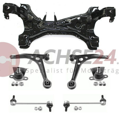 VW Sharan Ford Galaxy Seat Alhambra Motorträger Achsträger Vorderachse Pulverbeschichtet + Querlenker