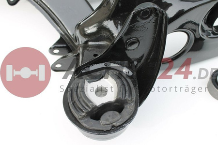 MERCEDES BENZ E-Klasse W210 S210 Hinterachse Achsträger Pulverbeschichtet + Buchsen + Querlenker Lemförder