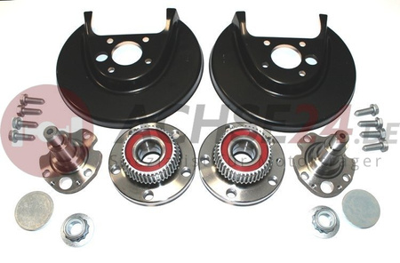 NEUTEILE für VW Golf 4 Bora 1J New Beetle | Audi A3 | Seat Toledo Leon | Skoda Octavia Hinterachse Achsträger Hinten + Radnabe Radlager Links + Rechts