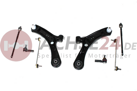 KRAFT MOOG SWAG FEBI Reparatursatz für Suzuki SX-4 SX4 | Fiat Sedici Querlenker Set Vorne Links + Rechts