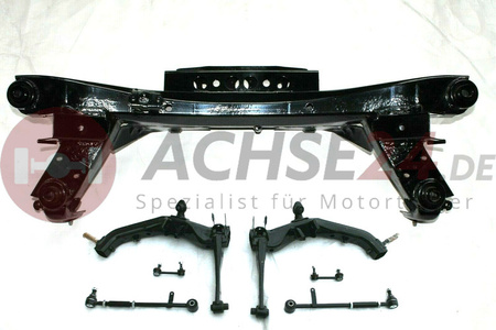 Toyota Avensis T25 2003-2008 Diesel Benzin Hinterachse Achsträger Achse hinten Achskörper mit Buchsen + Querlenker