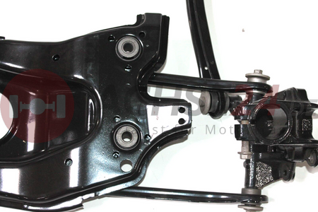 Ford Mondeo MK3 Stufenheck Hinterachse komplett Querlenker Achsschenkel Pulverbeschichtet