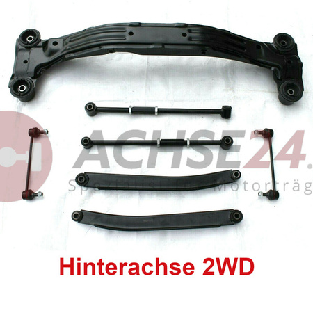 NEUTEIL für KIA SPORTAGE HYUNDAI TUCSON 2WD Bj. 2004-2010 Hinterachse Achsträger Hinten Achskörper + Querlenker + Kopelstange