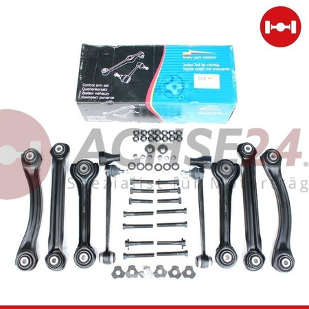 MERCEDES BENZ E-Klasse W124 C124 A124 S124 Hinterachse Achsträger Pulverbeschichtet + Buchsen Lemförder + Federlenker + Querlenker