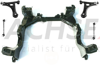 Mercedes A-Klasse W168 EZ. 1997-01 Motorträger Vorderachse Achsträger Pulverbeschichtet ohne Kühlerträger + Querlenker