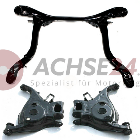 Audi A6 C6 4F Hinterachse Achsträger hinten generalüberholt + Federlenker ORG