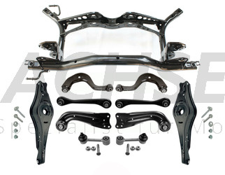 VW Tiguan 5N | Audi Q3 Hinterachse Achsträger Achse hinten Achskörper + Querlenker NEU