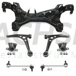 VW Sharan Ford Galaxy Seat Alhambra Motorträger Achsträger Vorderachse Pulverbeschichtet + Querlenker