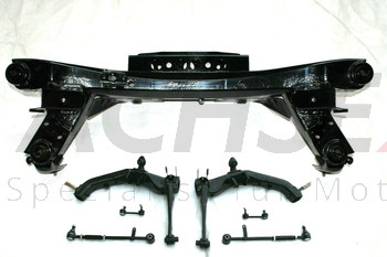 Toyota Avensis T25 2003-2008 Diesel Benzin Hinterachse Achsträger Achse hinten Achskörper mit Buchsen + Querlenker Set