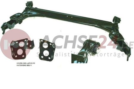 NEUTEIL für VW Golf 4 Bora 1J New Beetle | Audi A3 | Seat Leon Toledo | Skoda Octavia Hinterachse Achsträger Hinten Achskörper + Halter