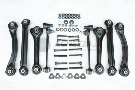 Mercedes-Benz C-Klasse W202 S202 komplette Hinterachse Federlenker Querlenker Radnaben