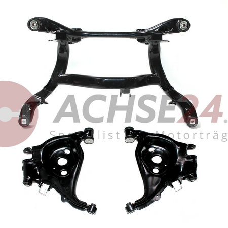 Audi A6 C6 4F Quattro Hinterachse Achsträger hinten generalüberholt mit neuen Buchsen + 2 St. Federlenker NEU