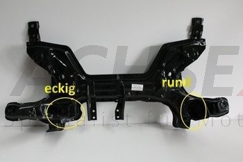 VW Passat 35i 1988-1996 Motorträger Achsträger Vorderachse Pulverbeschichtet