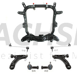 Opel Corsa C 1.0 1.2 Motorträger Achsträger Vorderachse Pulverbeschichtet + Querlenker