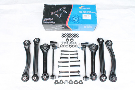 NEUTEILE für MERCEDES BENZ E-Klasse W210 S210 Hinterachse Achsträger + Buchsen + Querlenker Kraft + Federlenker