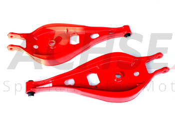 BMW 3 E46 Original Federlenker Querlenker hinten Aluminium ROT gepulvert