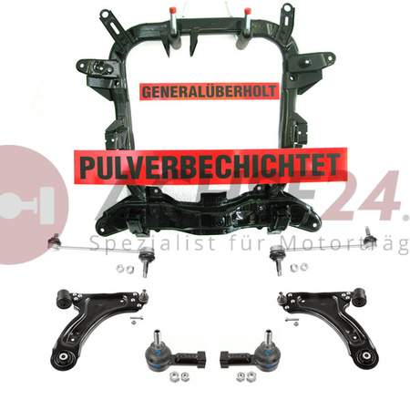 Opel Meriva A Diesel und Benzin Motorträger Achsträger Vorderachse Pulverbeschichtet + Querlenker