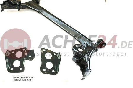VW Golf 4 Bora 1J New Beetle | Audi A3 | Seat Leon Toledo | Skoda Octavia Hinterachse Achsträger Achse hinten Achskörper + HALTER