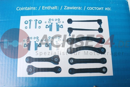 NEUTEIL für Mercedes E-Klasse W124 S124 C124 Hinterachse Achsträger mit Kraft Buchsen + Querlenker + Federlenker