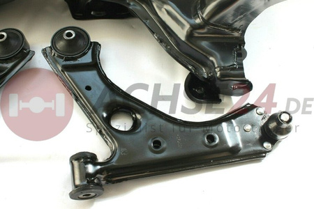 NEUTEIL für Opel Corsa D mit 2x Querlenker L+R Motorträger Achsträger Fahrschemel vorne