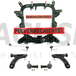 Opel Meriva A Diesel und Benzin Motorträger Achsträger Vorderachse Pulverbeschichtet + Querlenker