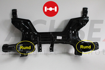 VW Passat 35i Diesel 1989-1996 Motorträger Achsträger Vorderachse Pulverbeschichtet
