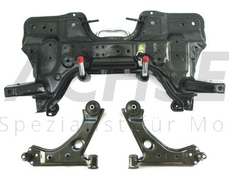 FIAT GRANDE PUNTO 199 2005-2010 Motorträger Achsträger Vorderachse Pulverbeschichtet + Querlenker L+R